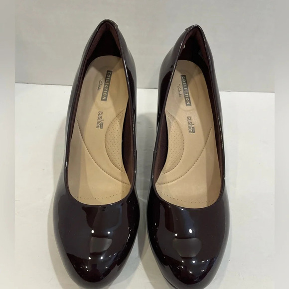 Clarks Collection Adriel Viola Heels Shoes Size 8 1/2 M NWT - Picture 1 of 11